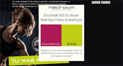 Desktop Screenshot of medi-gym.de