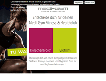 Tablet Screenshot of medi-gym.de